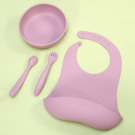 eco-friendly, non-toxic dish set with neck strap