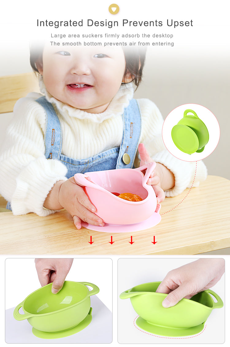 eco-friendly, non-toxic dish set with neck strap