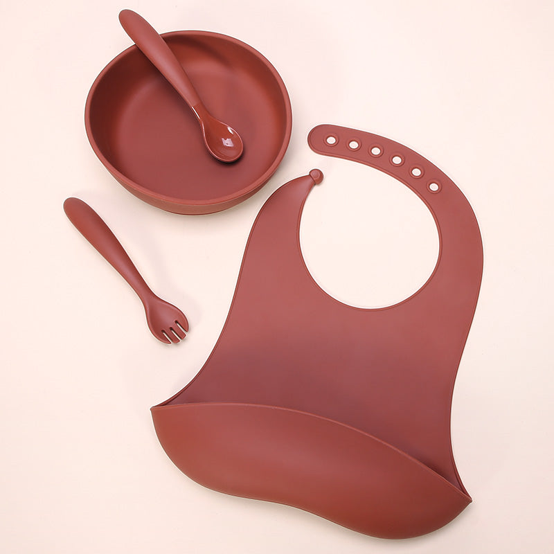 eco-friendly, non-toxic dish set with neck strap